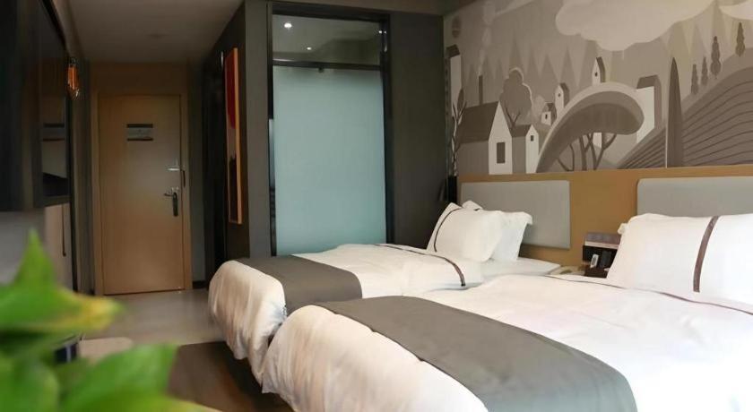 Thank Inn Hotel Hubei Wuhan Caidian Zhong Fa Xincheng Tongji Buitenkant foto