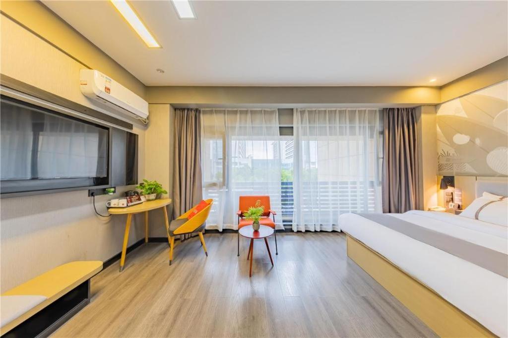 Thank Inn Hotel Hubei Wuhan Caidian Zhong Fa Xincheng Tongji Buitenkant foto