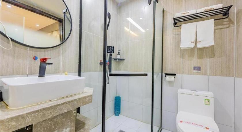 Thank Inn Hotel Hubei Wuhan Caidian Zhong Fa Xincheng Tongji Buitenkant foto